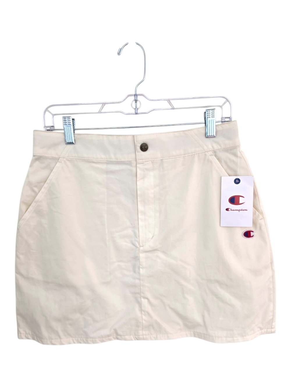 Champion Target Cream Mini Skirt with Pockets Size 8